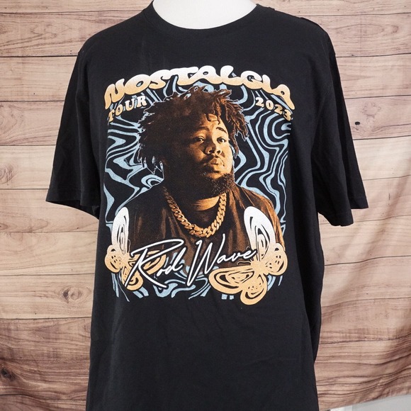ROD WAVE NOSTALGIA TOUR 2023 RAP HIPHOP TEE TSHIRT SIZE XL BAND - Picture 3 of 7